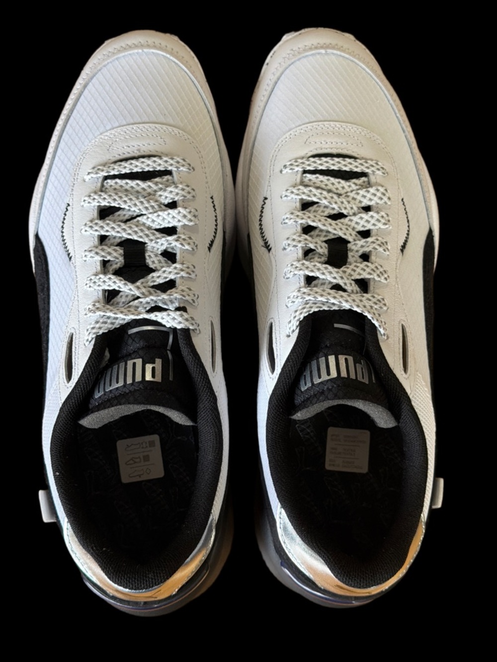 Puma STYLE RIDER ZINC Men’s size 11 White/Black/Puma Silver *NWB* - Picture 14 of 15